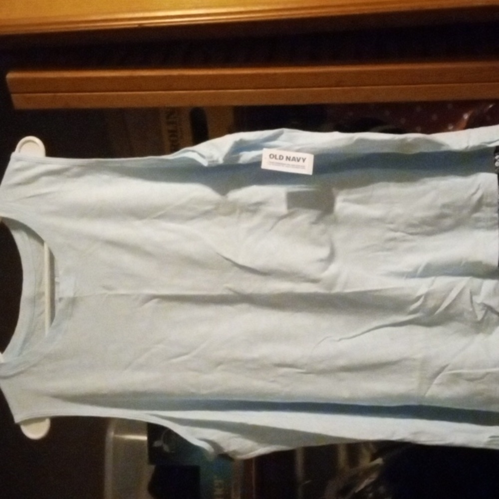 Baby blue tank top